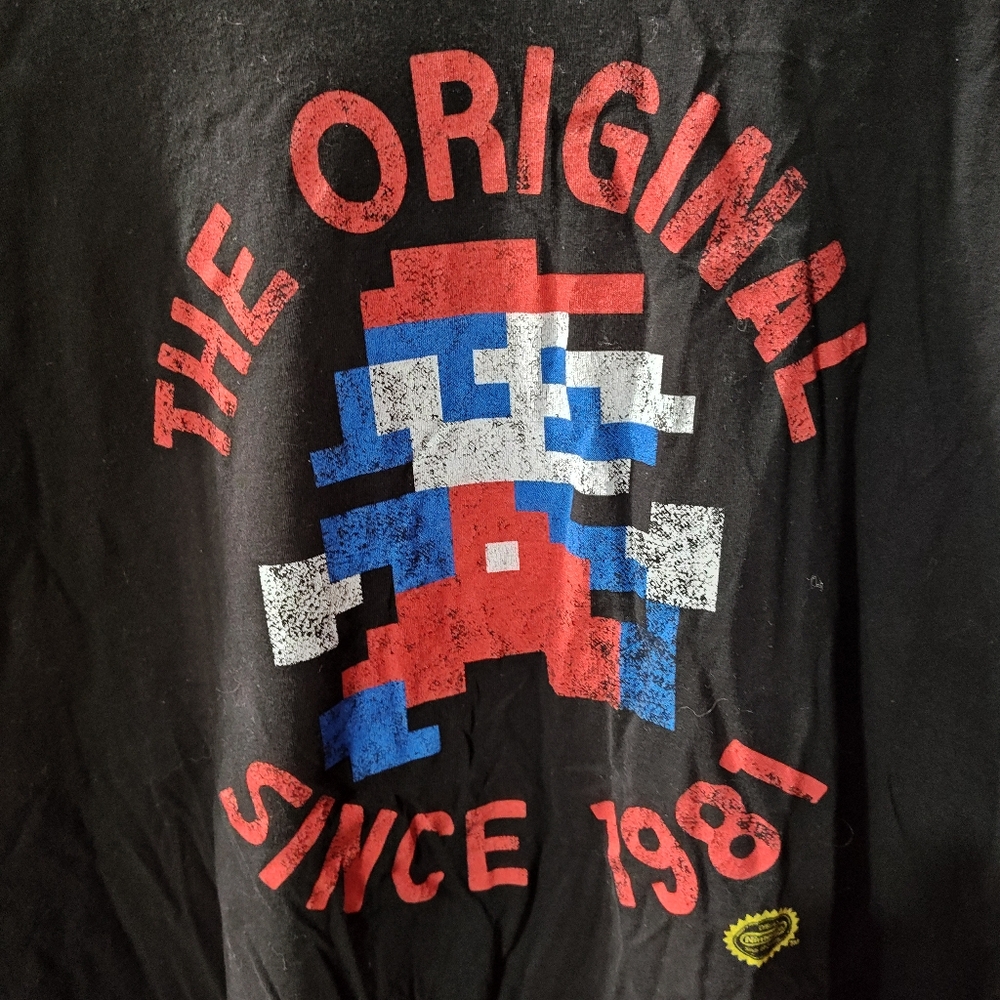 Super Mario The Original Since 1981 Black and Red T-shirt Size 3XL